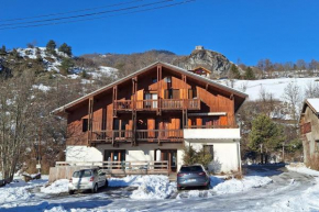 Apartment with terrace in a chalet